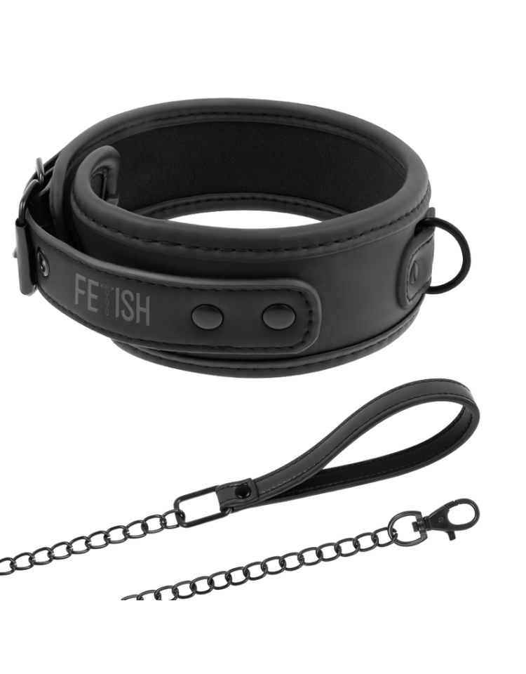 Collar Con Cadena Con Forro De Neopreno - Fetis