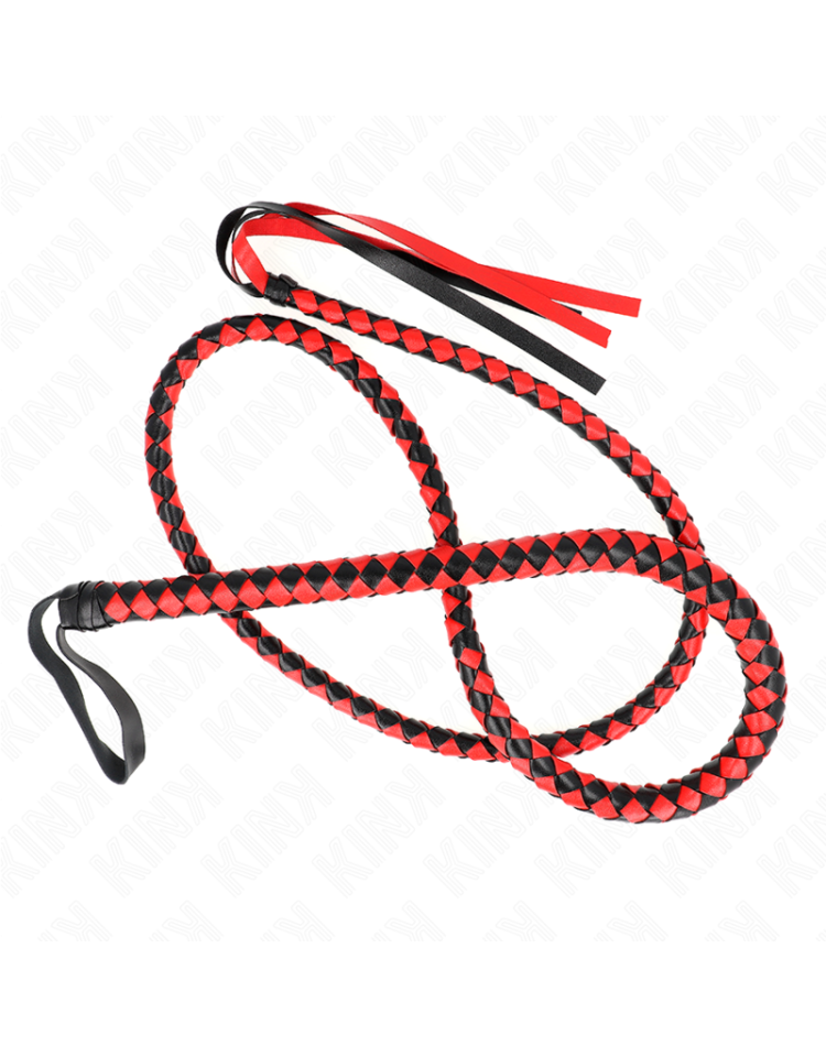 Látigo De Serpiente Largo Rojo 210 Cm